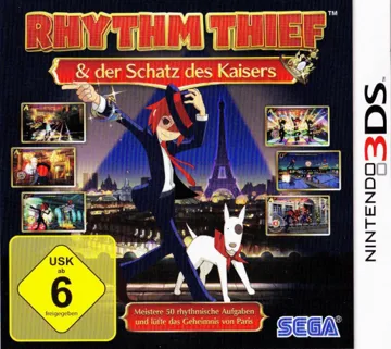 Rhythm Thief & the Emperors Treasure (USA) box cover front